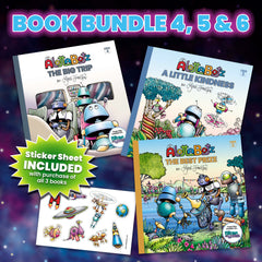 Alottabotz Book Bundle: Books 4-6 & Free Stickers